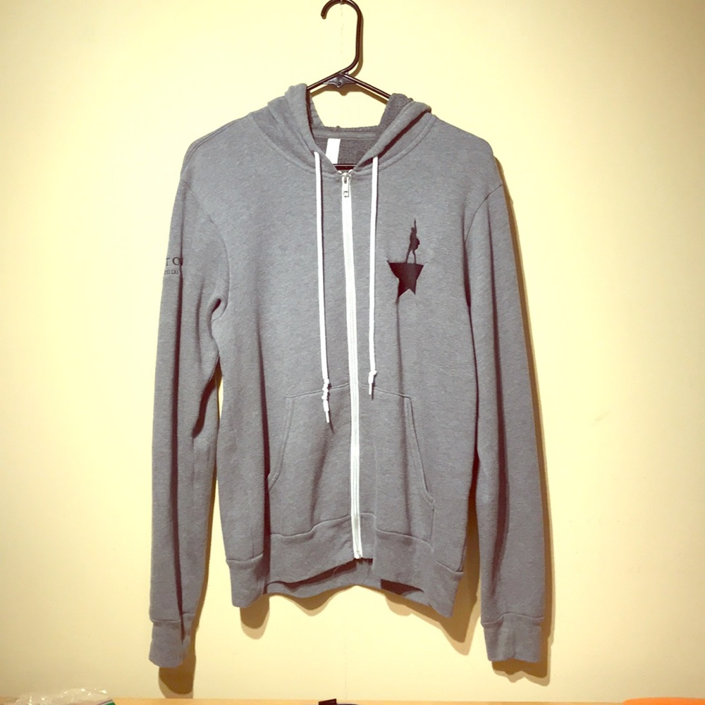 Official Hamilton Grey Zip-Up Hoodie